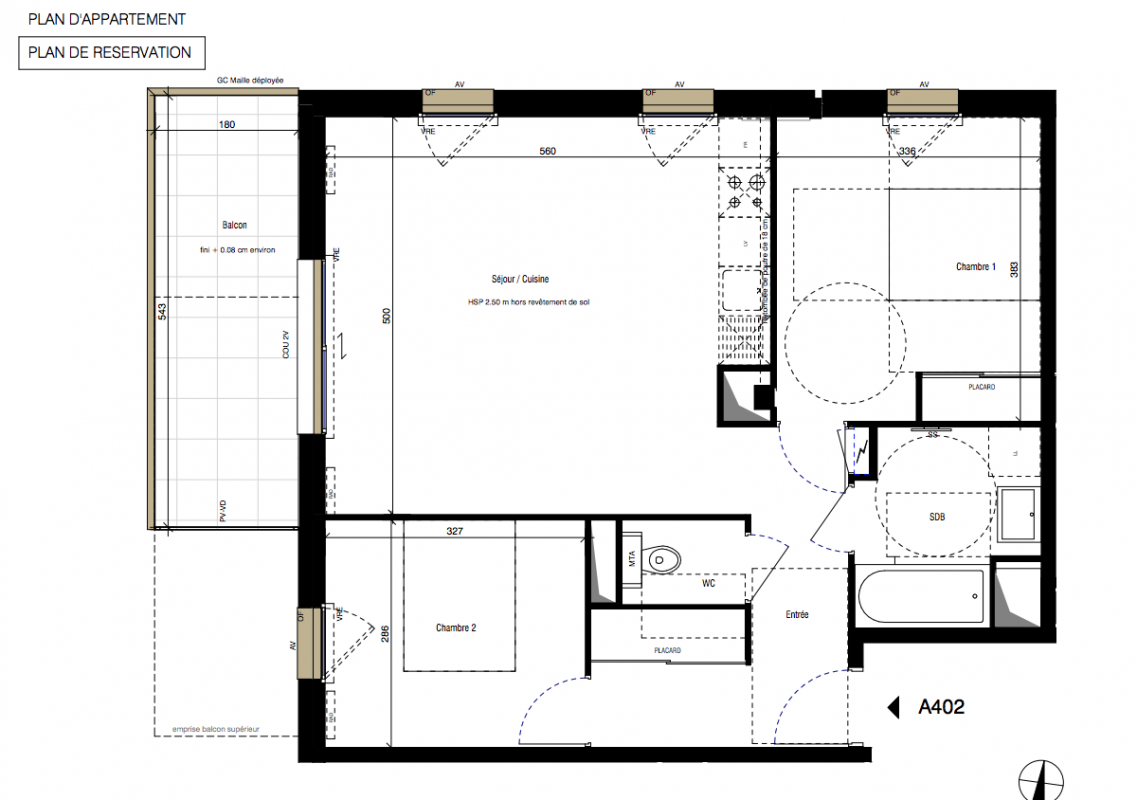 Plan du lot