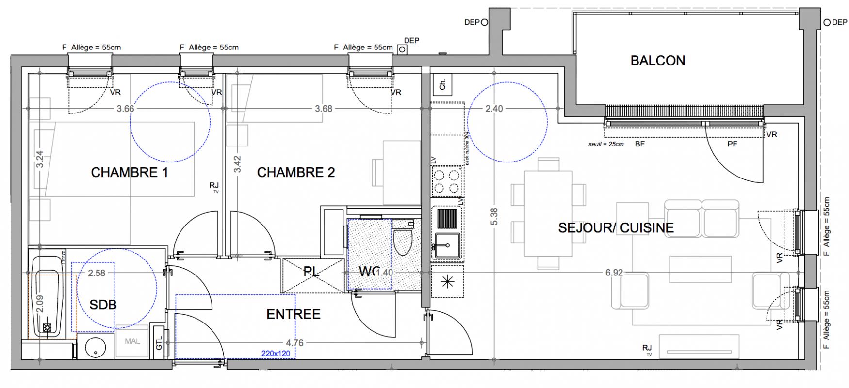 Plan du lot