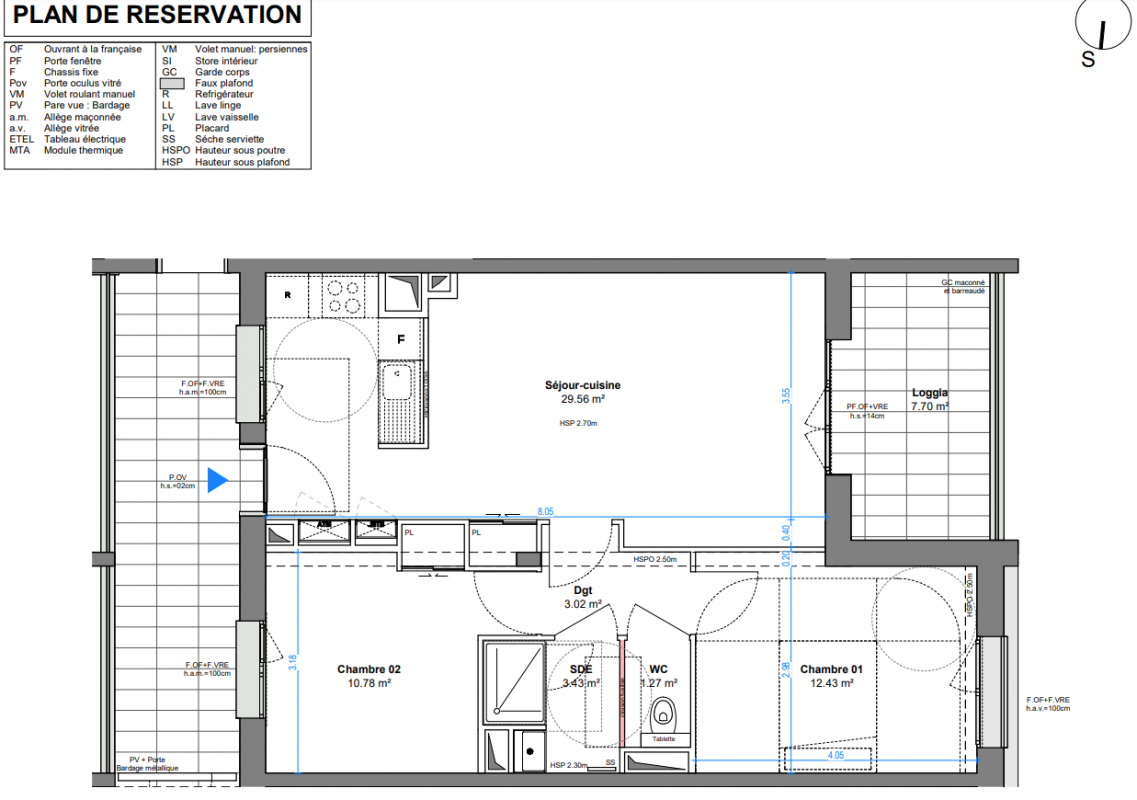 Plan du lot