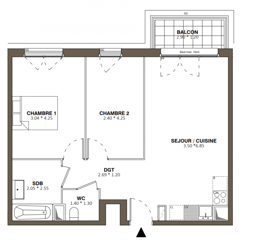 Plan du lot