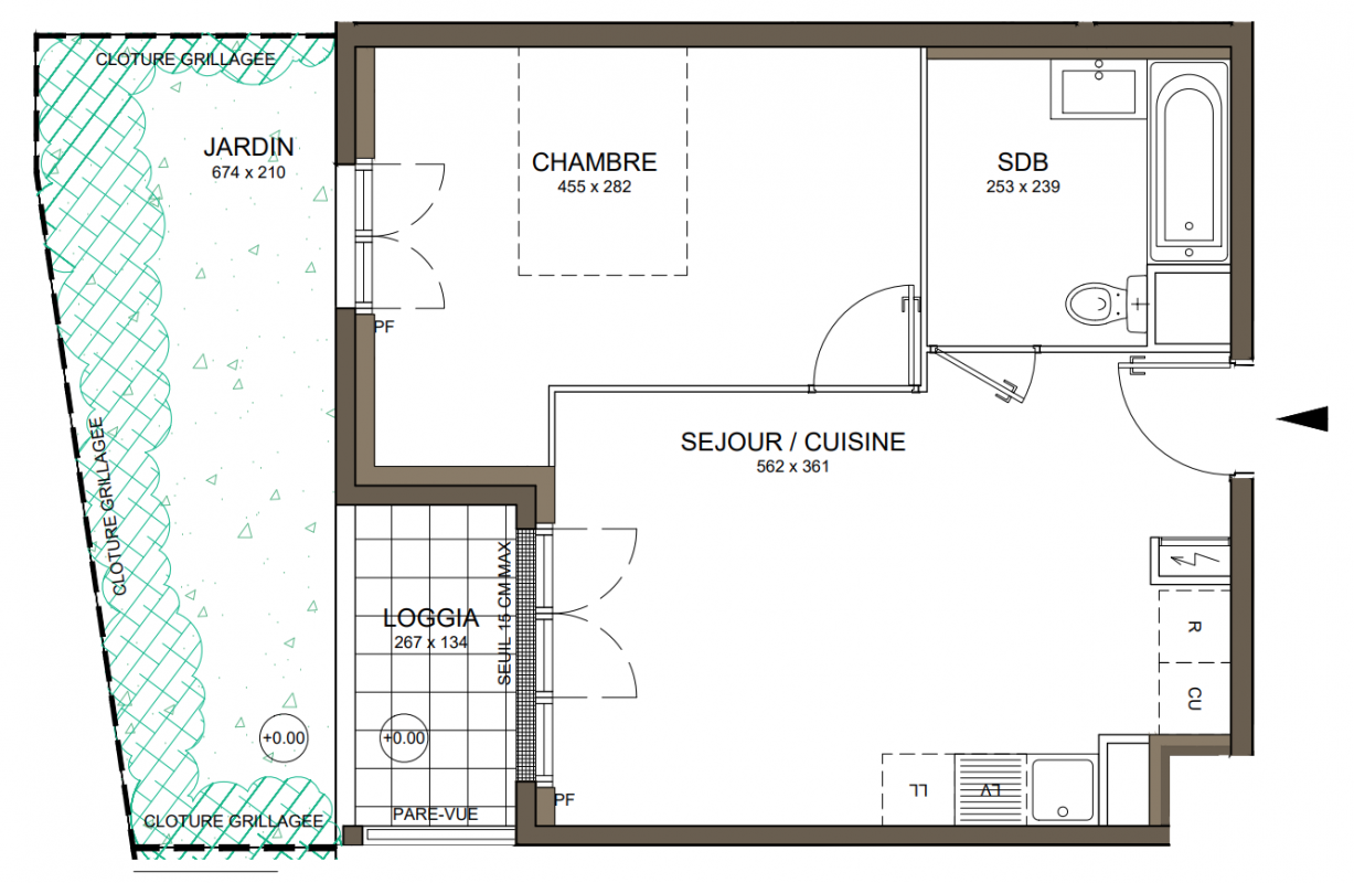 Plan du lot