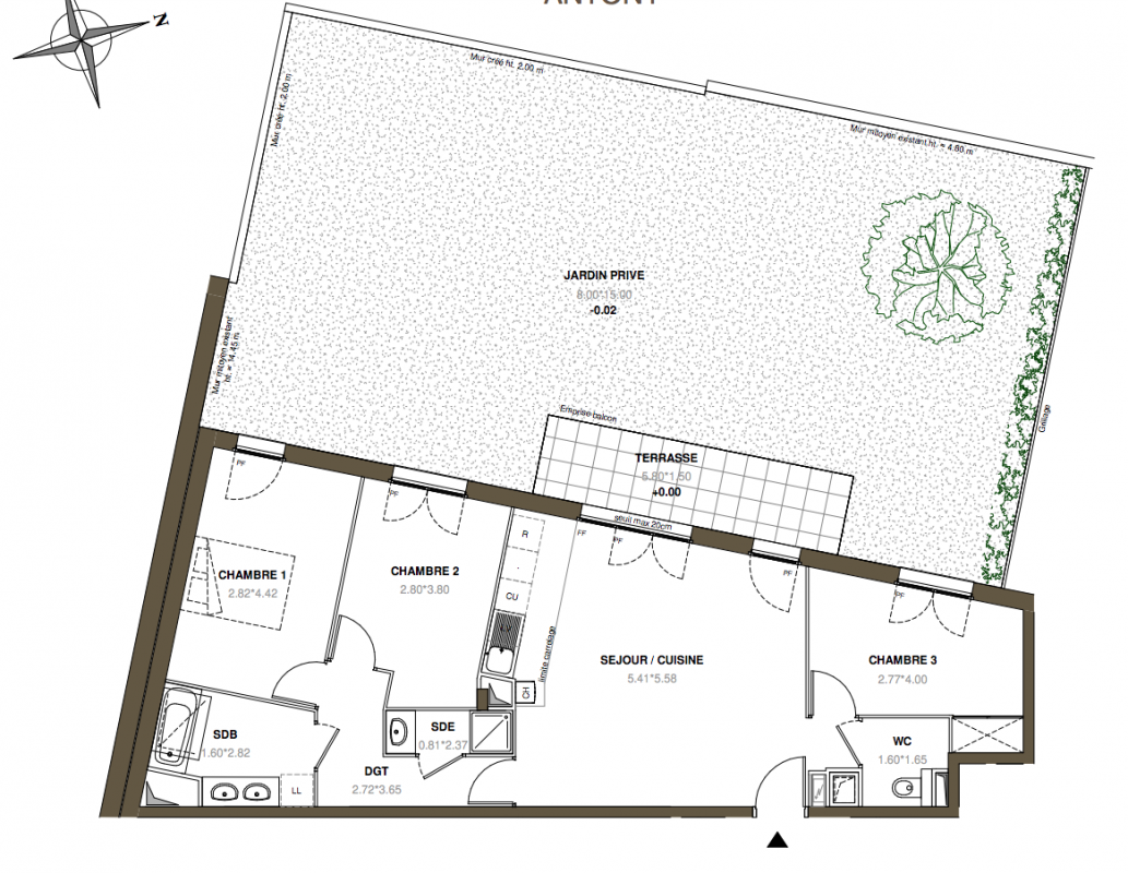 Plan du lot