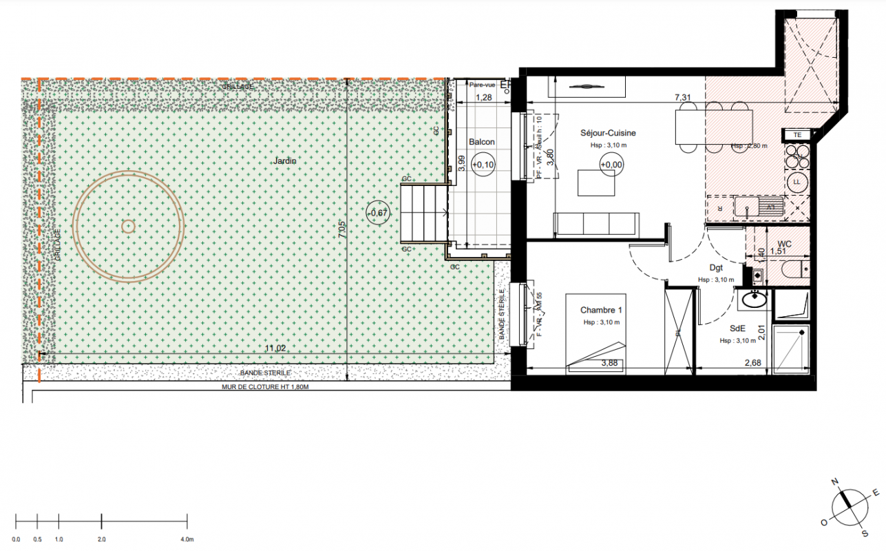 Plan du lot