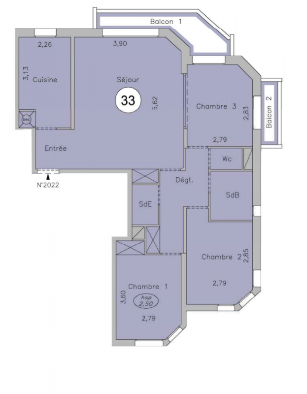 Plan du lot