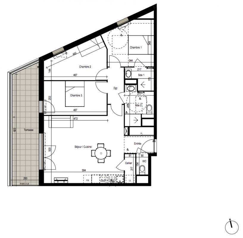 Plan du lot