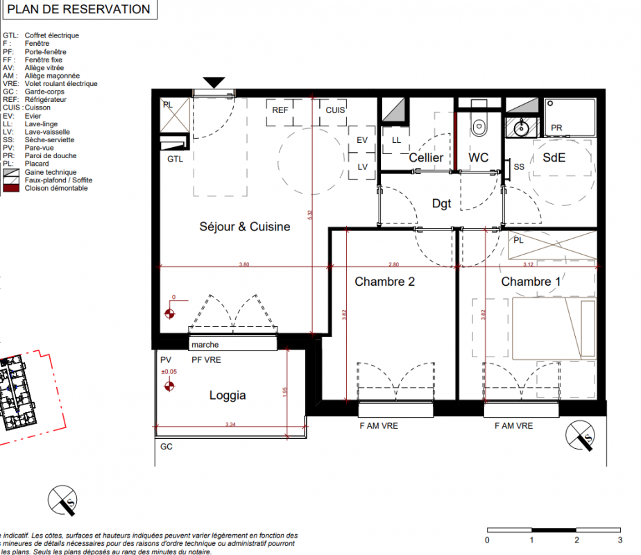 Plan du lot