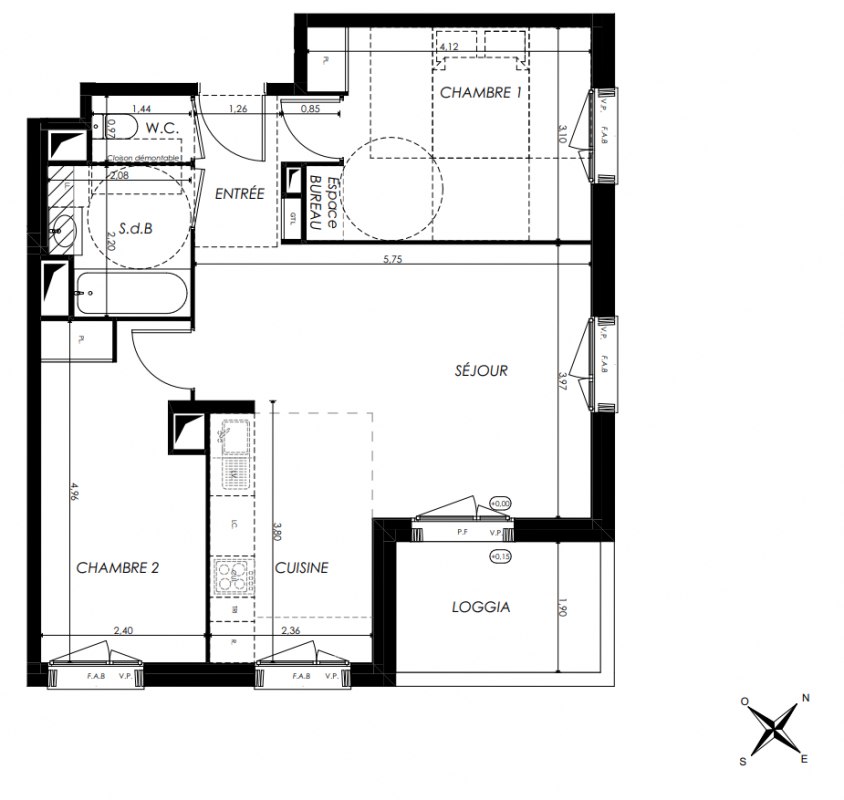 Plan du lot