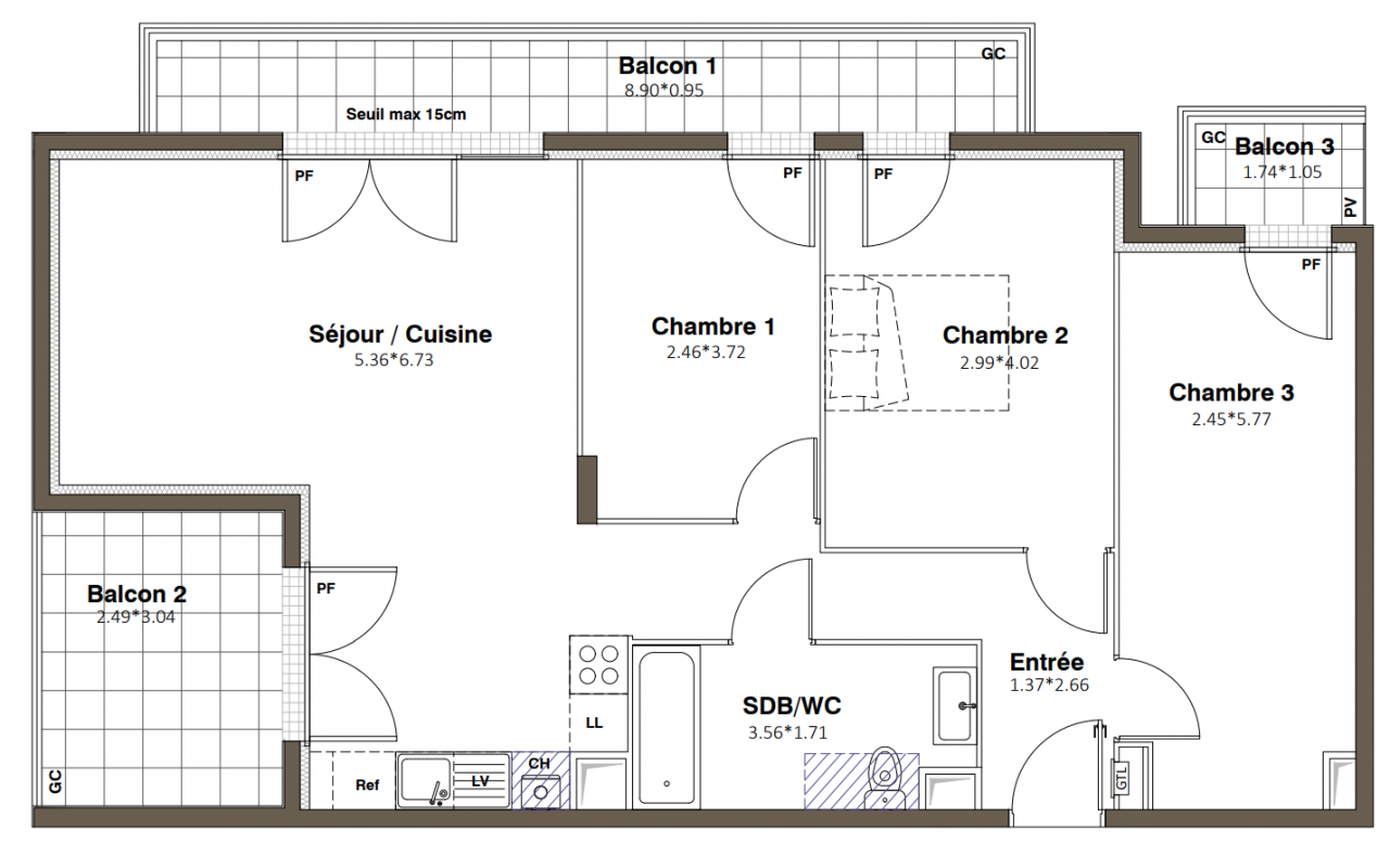 Plan du lot