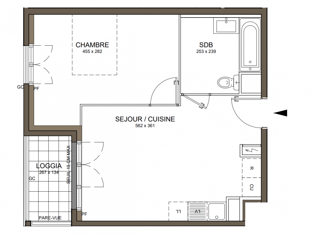 Plan du lot