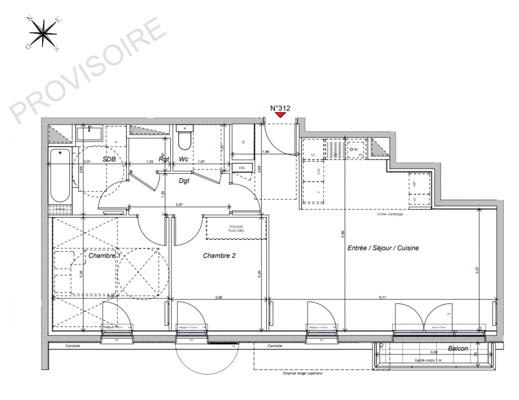 Plan du lot