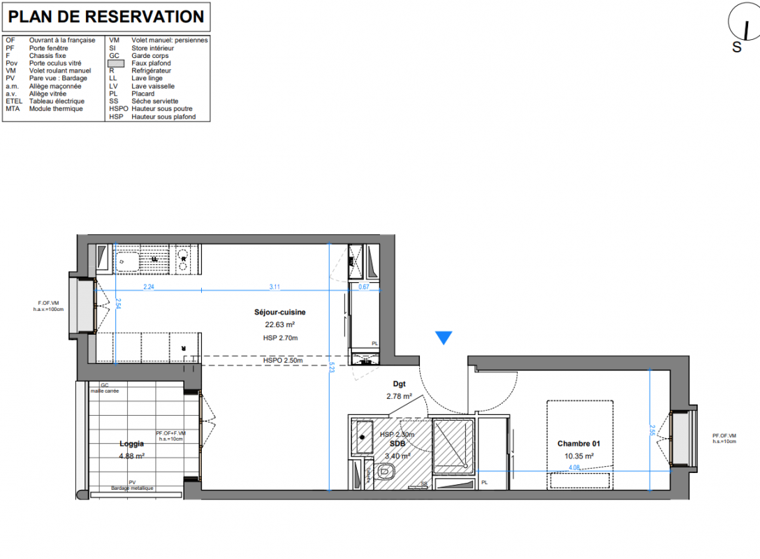 Plan du lot