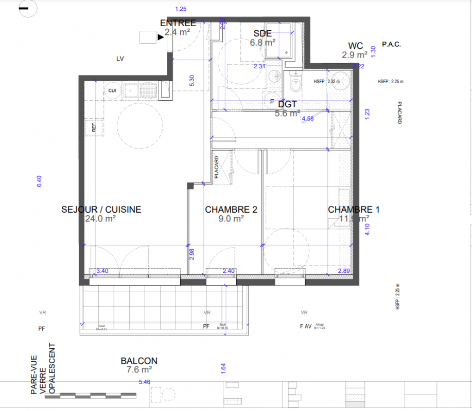Plan du lot