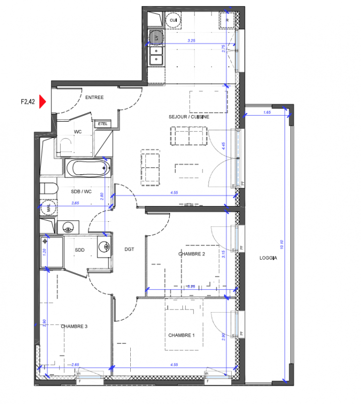 Plan du lot