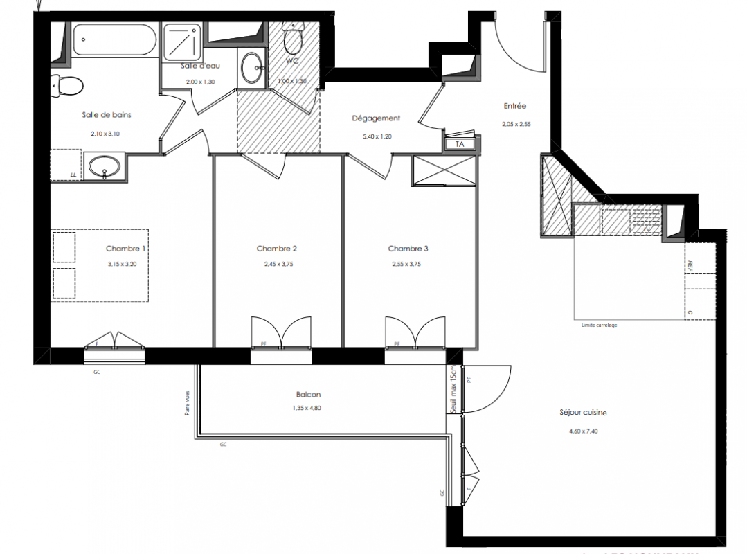 Plan du lot