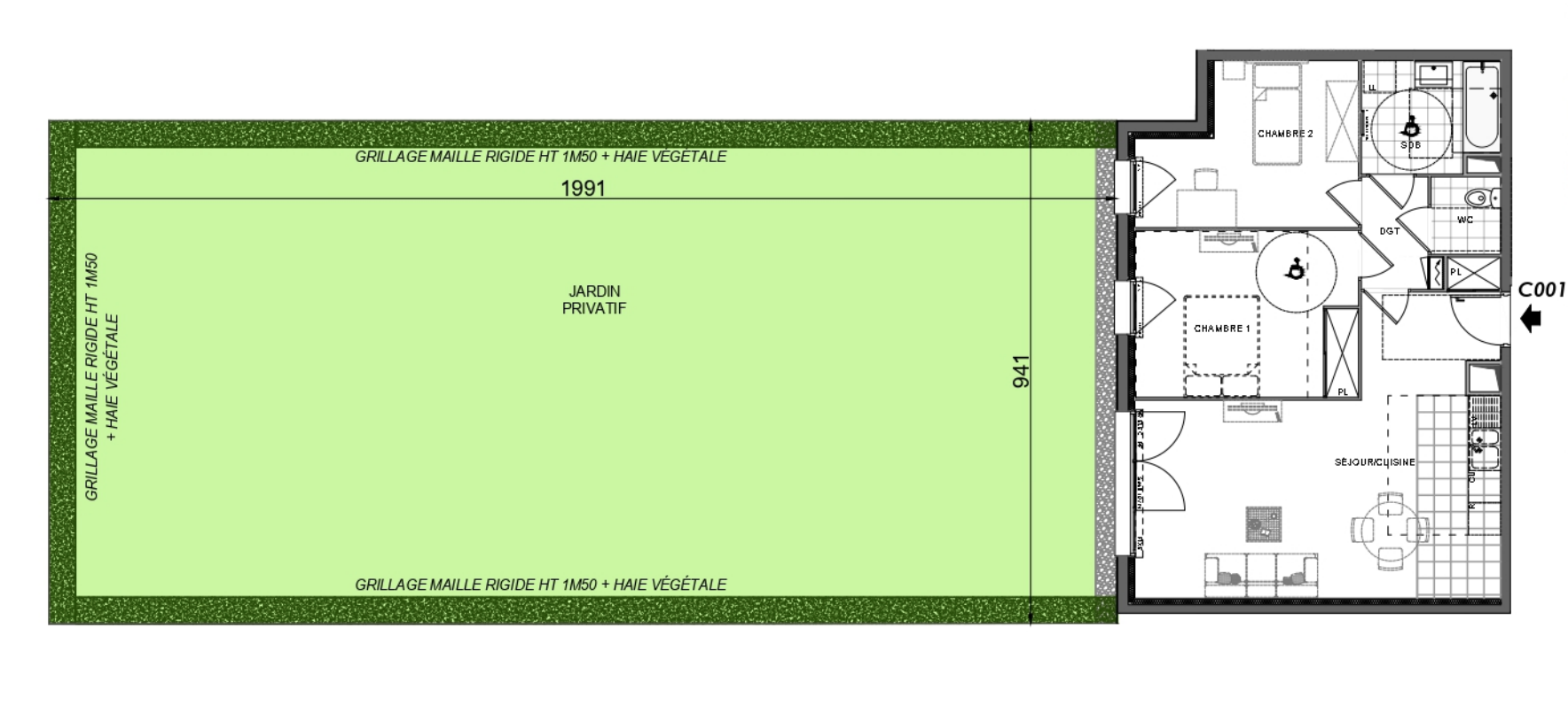 Plan du lot