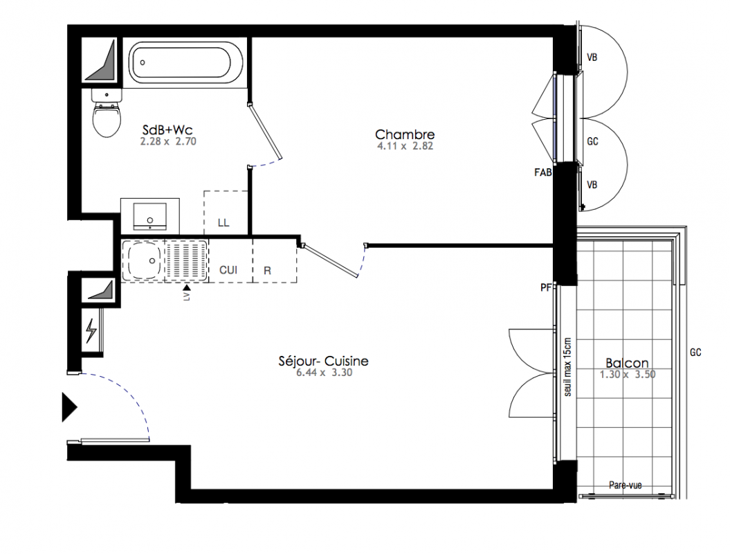 Plan du lot