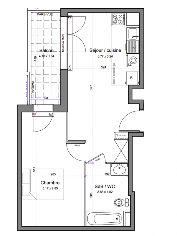 Plan du lot