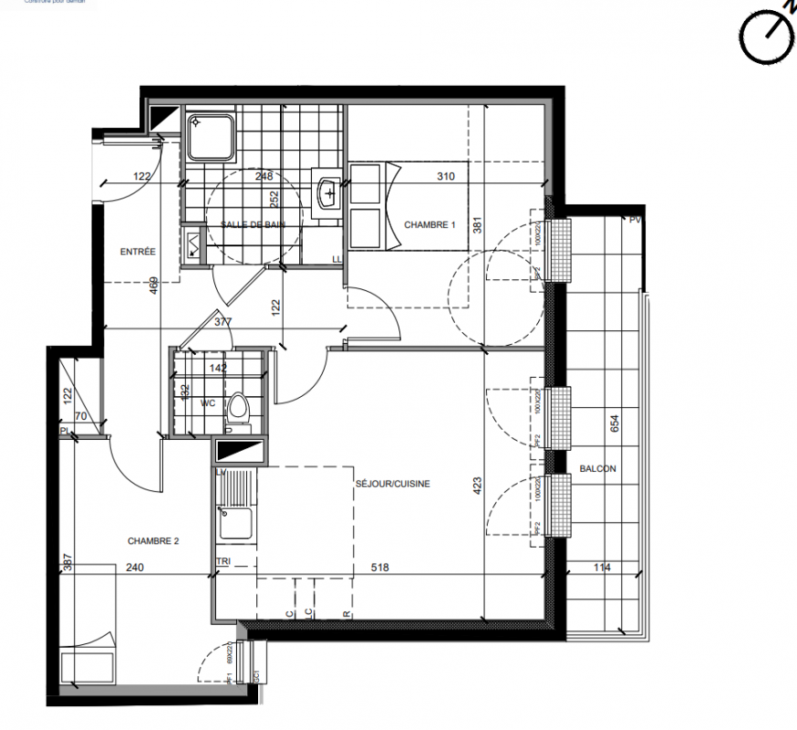 Plan du lot