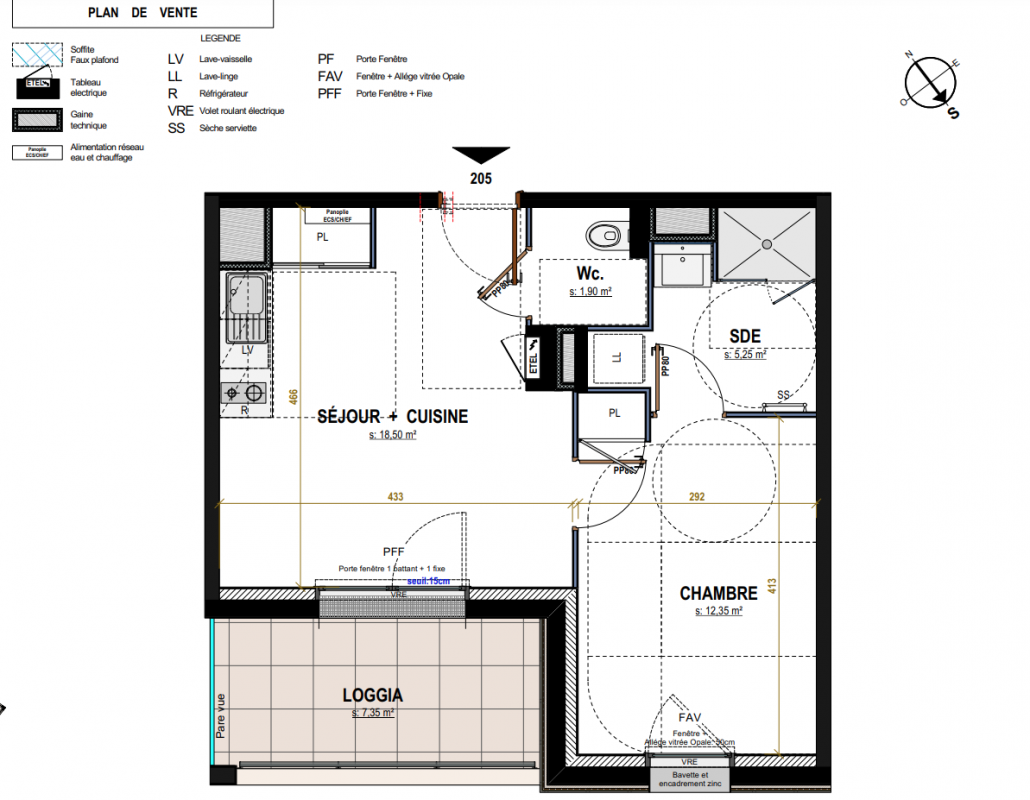 Plan du lot