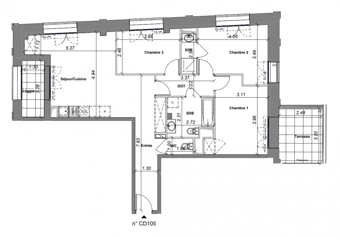 Plan du lot