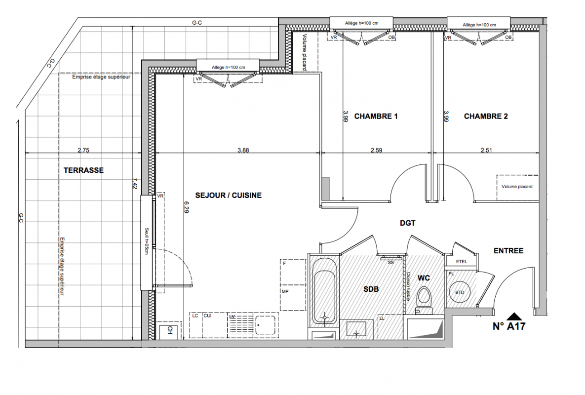 Plan du lot