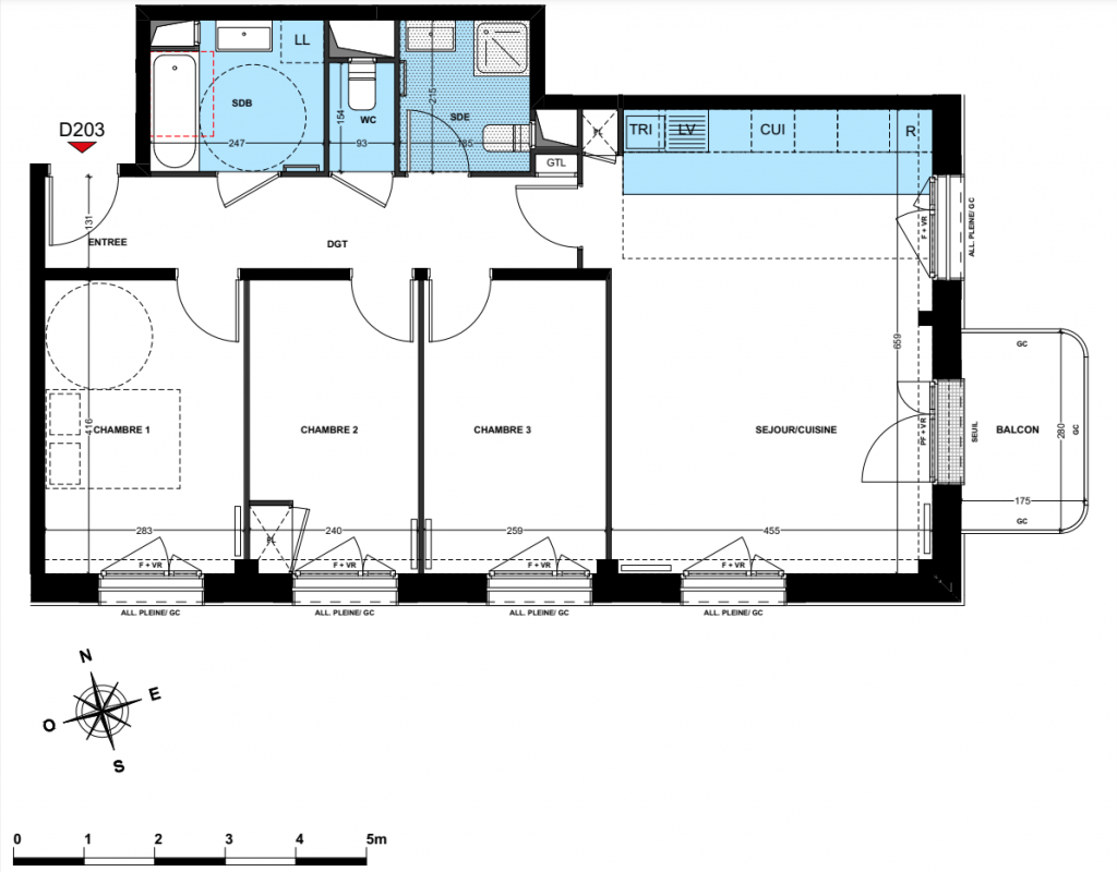 Plan du lot
