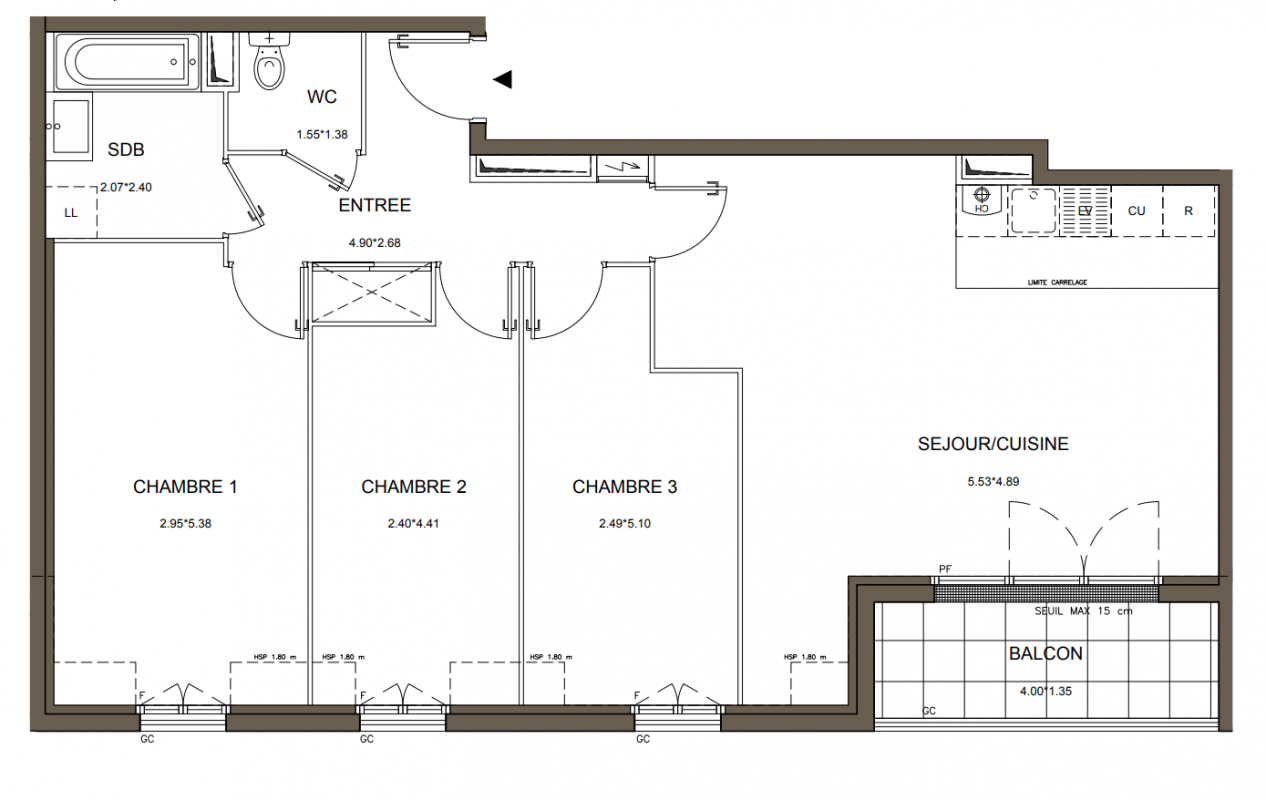 Plan du lot