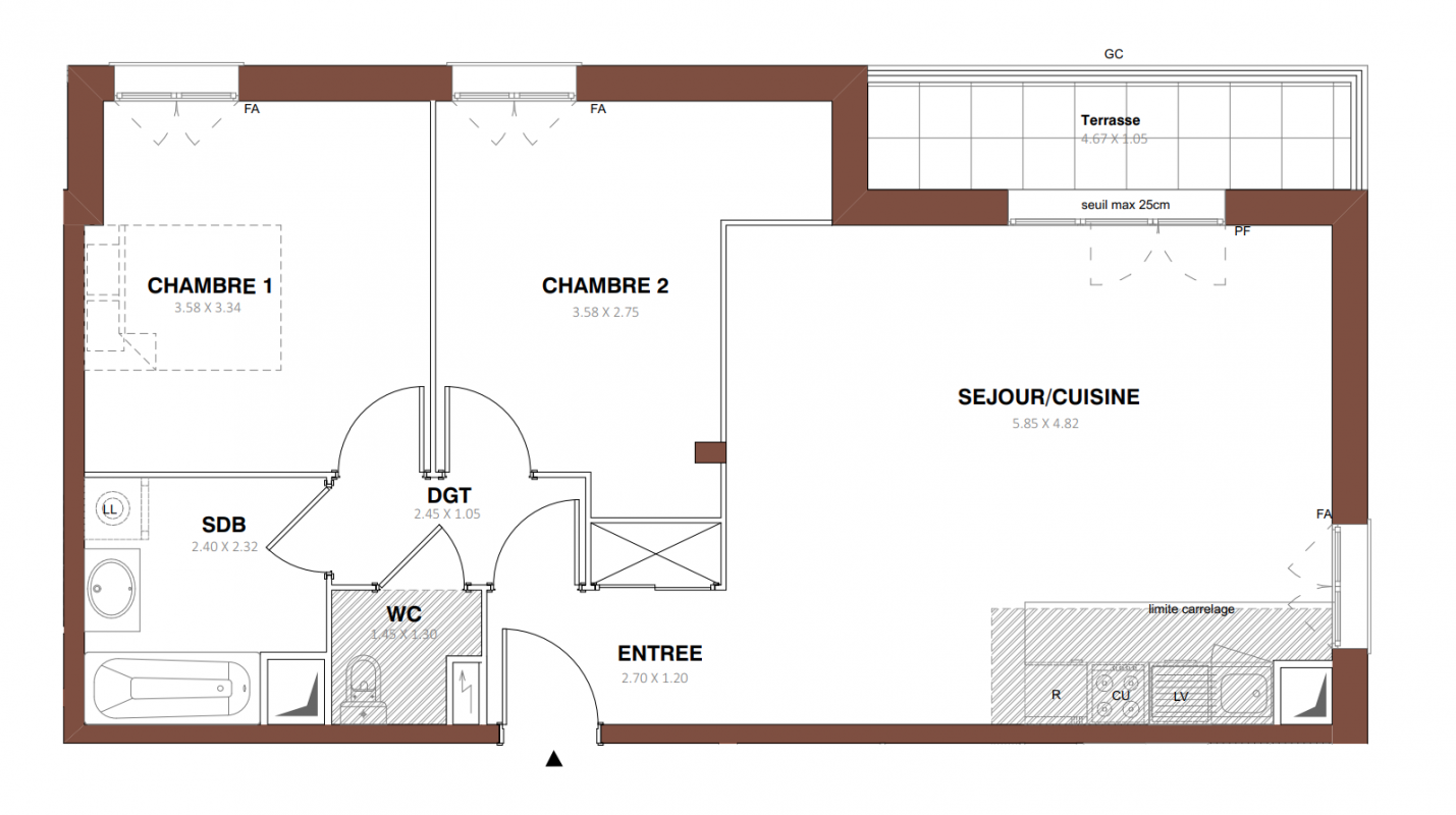 Plan du lot