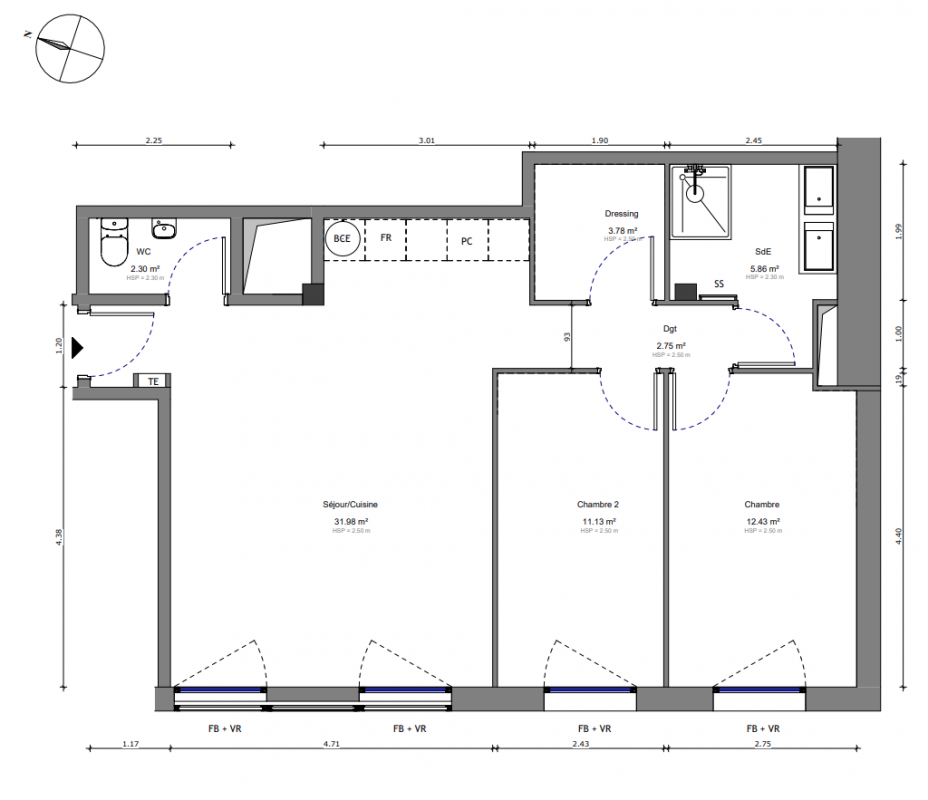 Plan du lot