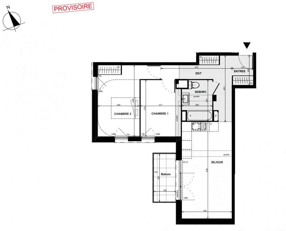 Plan du lot