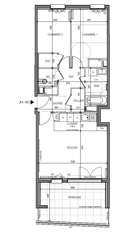 Plan du lot