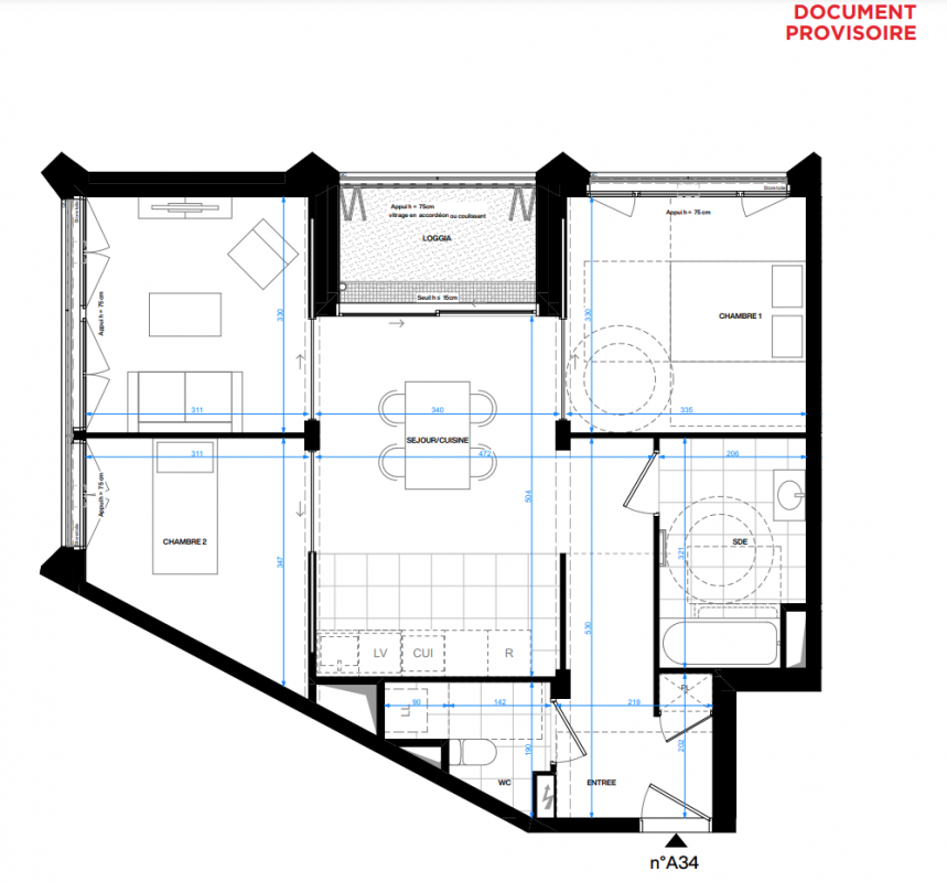 Plan du lot