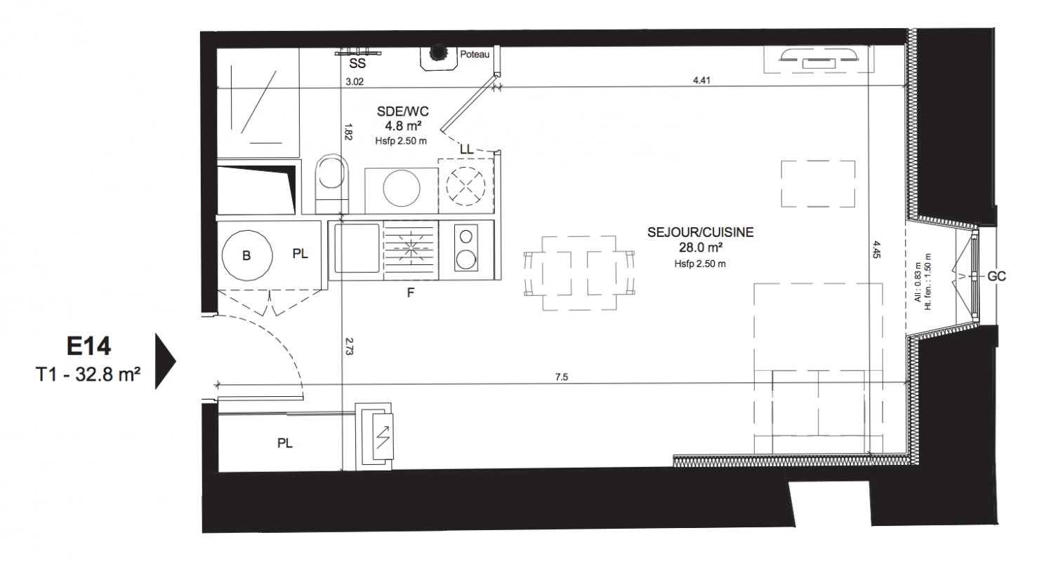Plan du lot