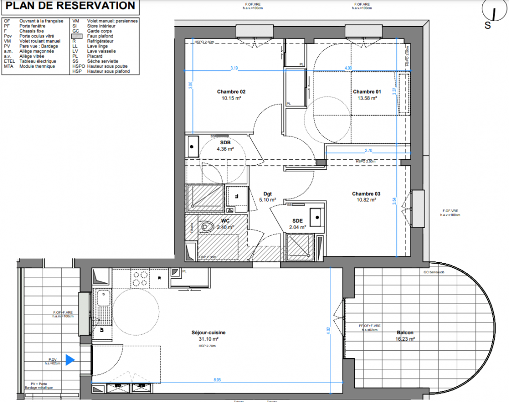 Plan du lot