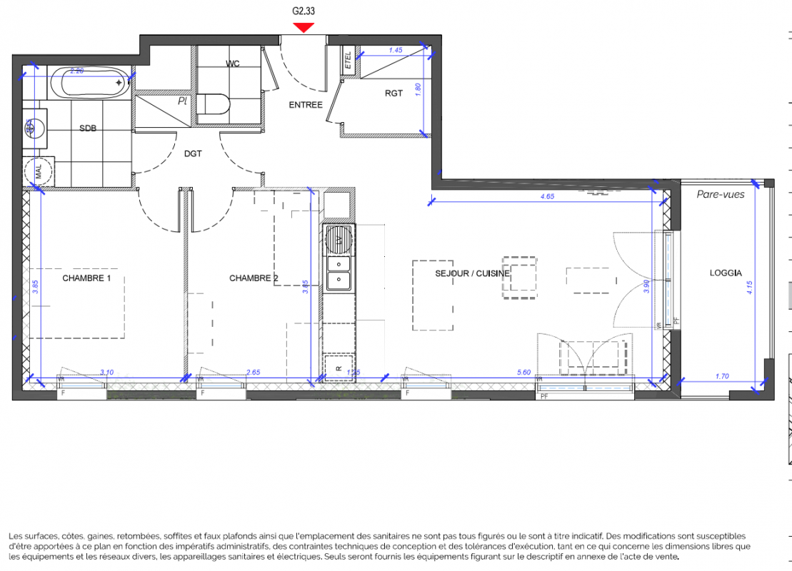 Plan du lot
