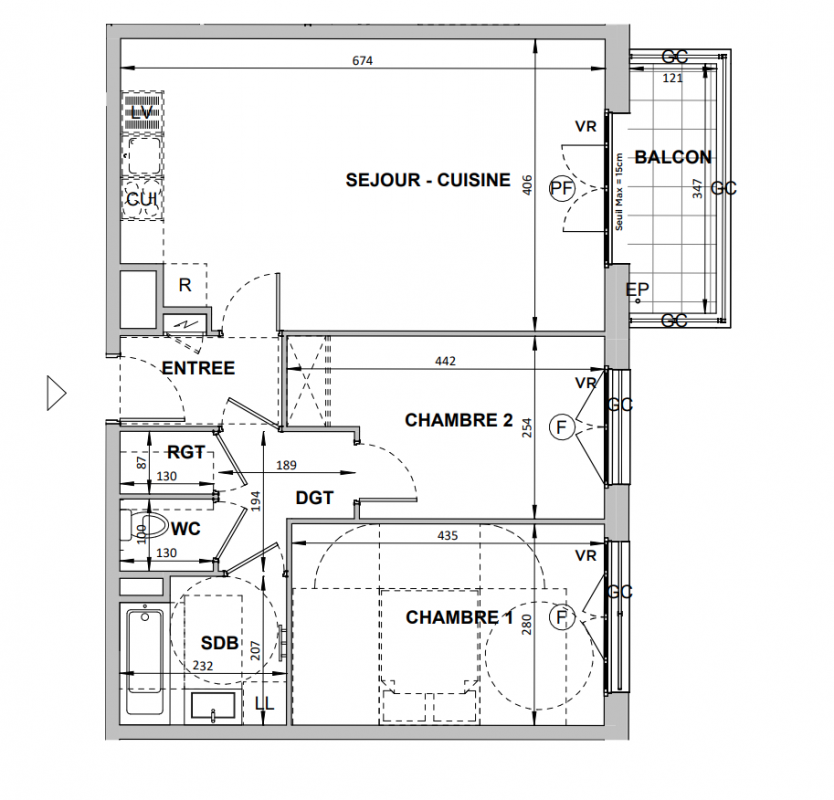 Plan du lot
