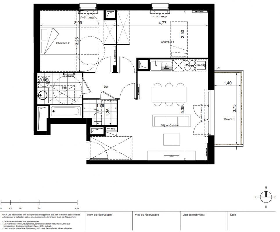 Plan du lot