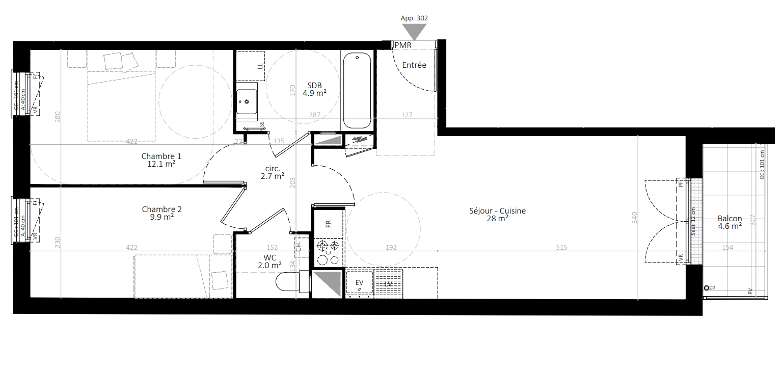 Plan du lot