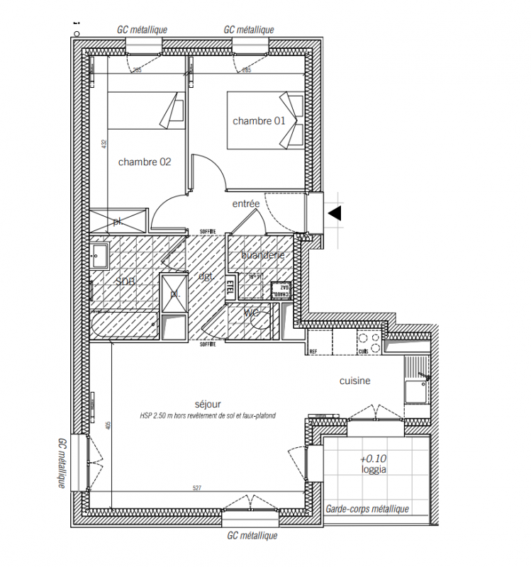 Plan du lot