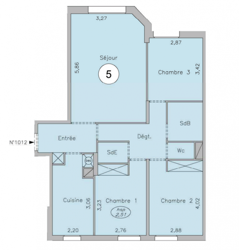 Plan du lot