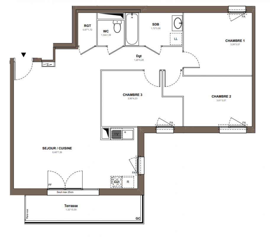 Plan du lot