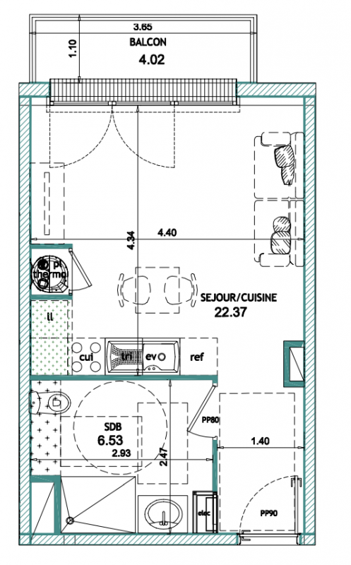 Plan du lot