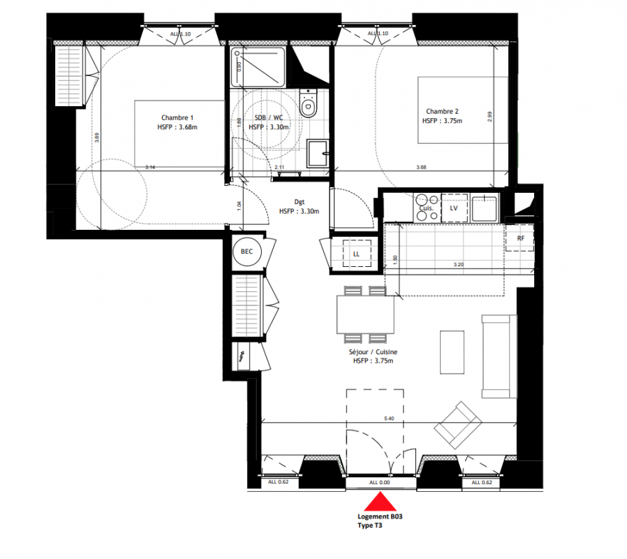 Plan du lot