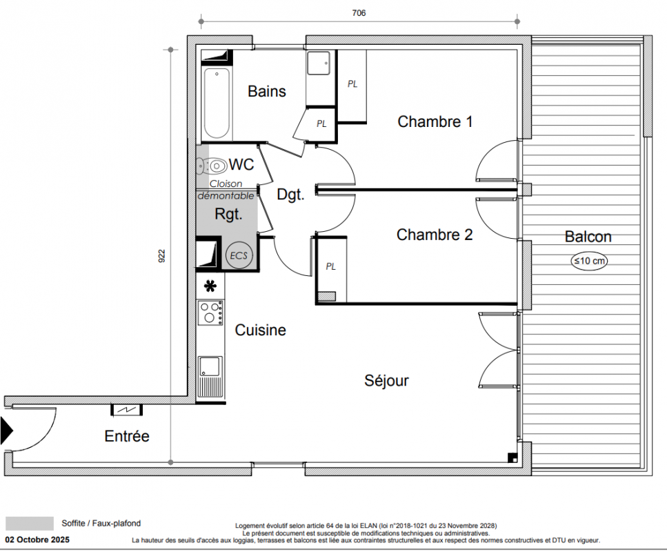 Plan du lot