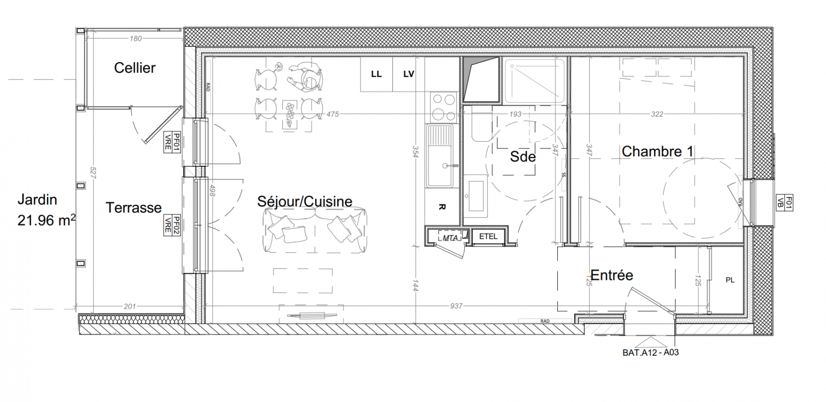 Plan du lot