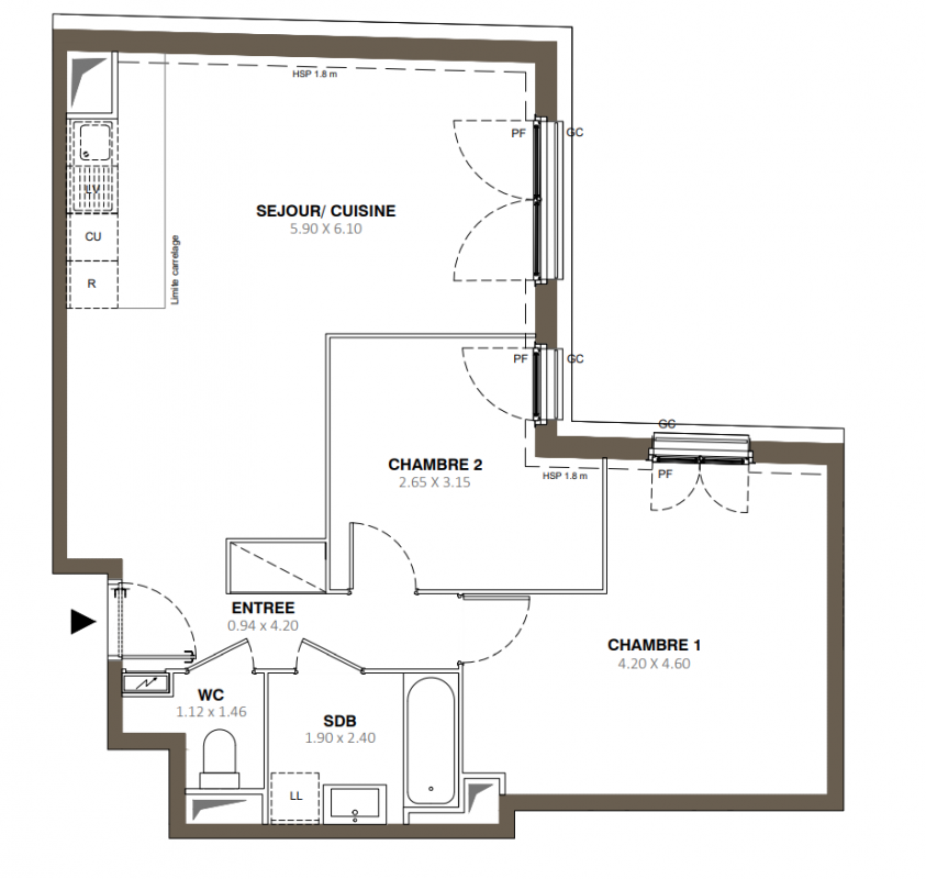 Plan du lot