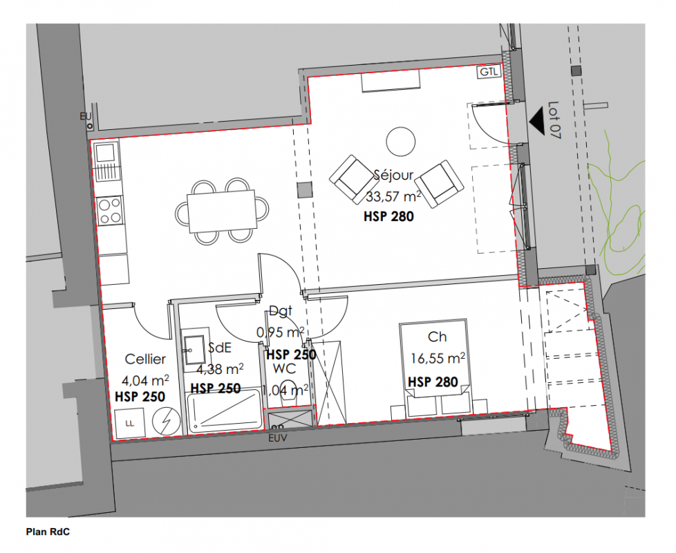 Plan du lot