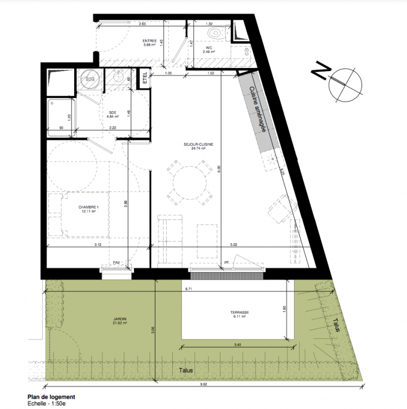 Plan du lot