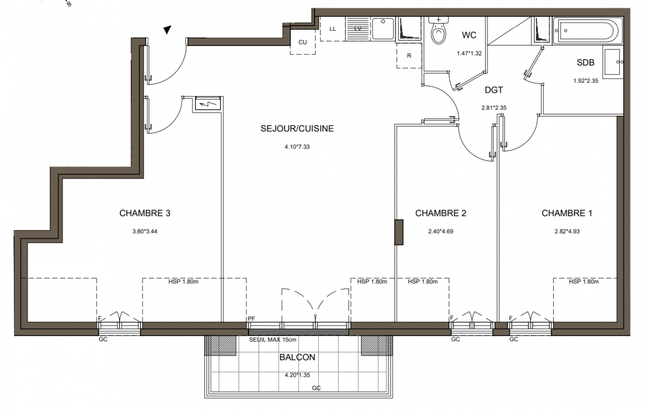 Plan du lot