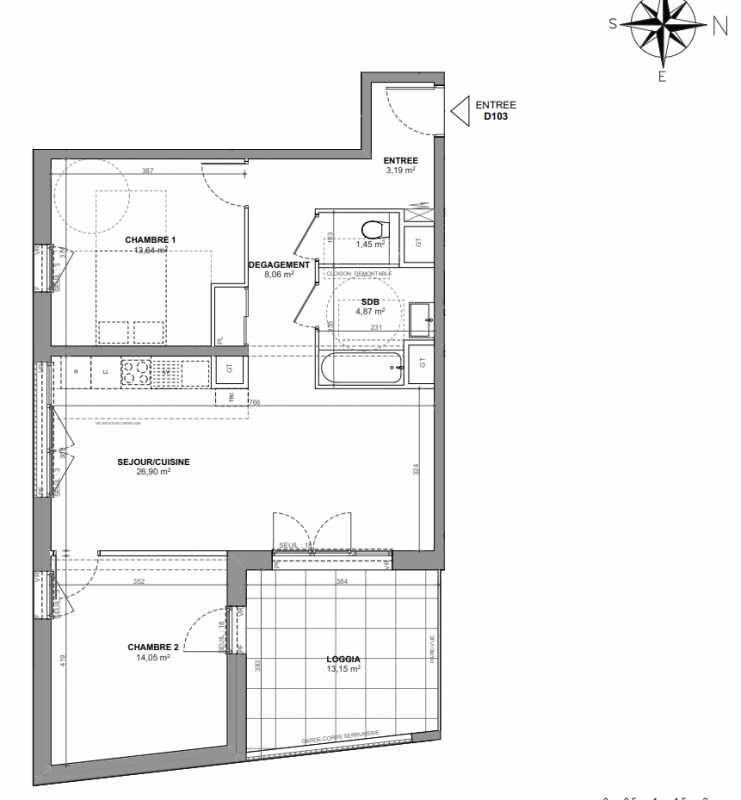 Plan du lot